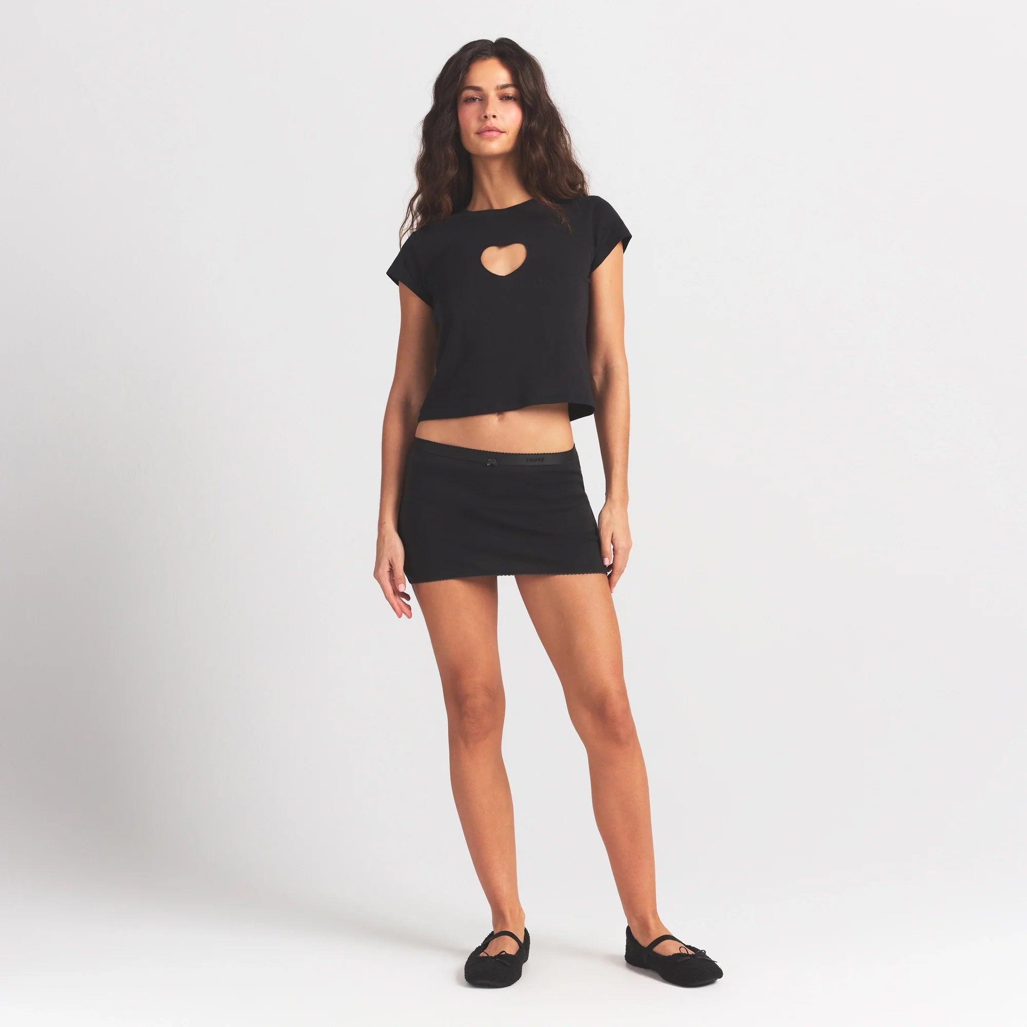 LOGO POINTELLE MICRO SKORT | SOOT