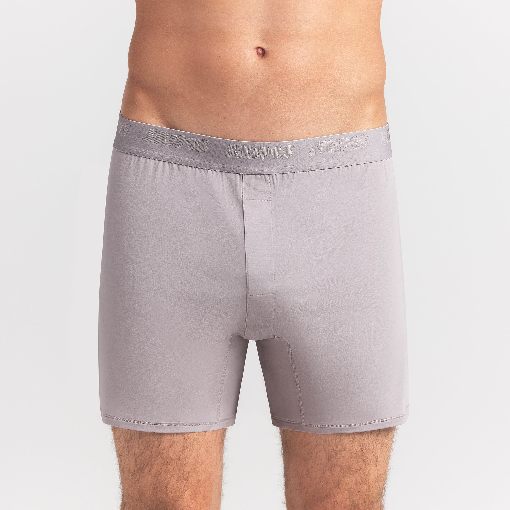 SKIMS STRETCH MENS KNIT BOXER | OYSTER