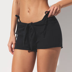 SWIM COVER-UPS COTTON SHORT | ONYX
