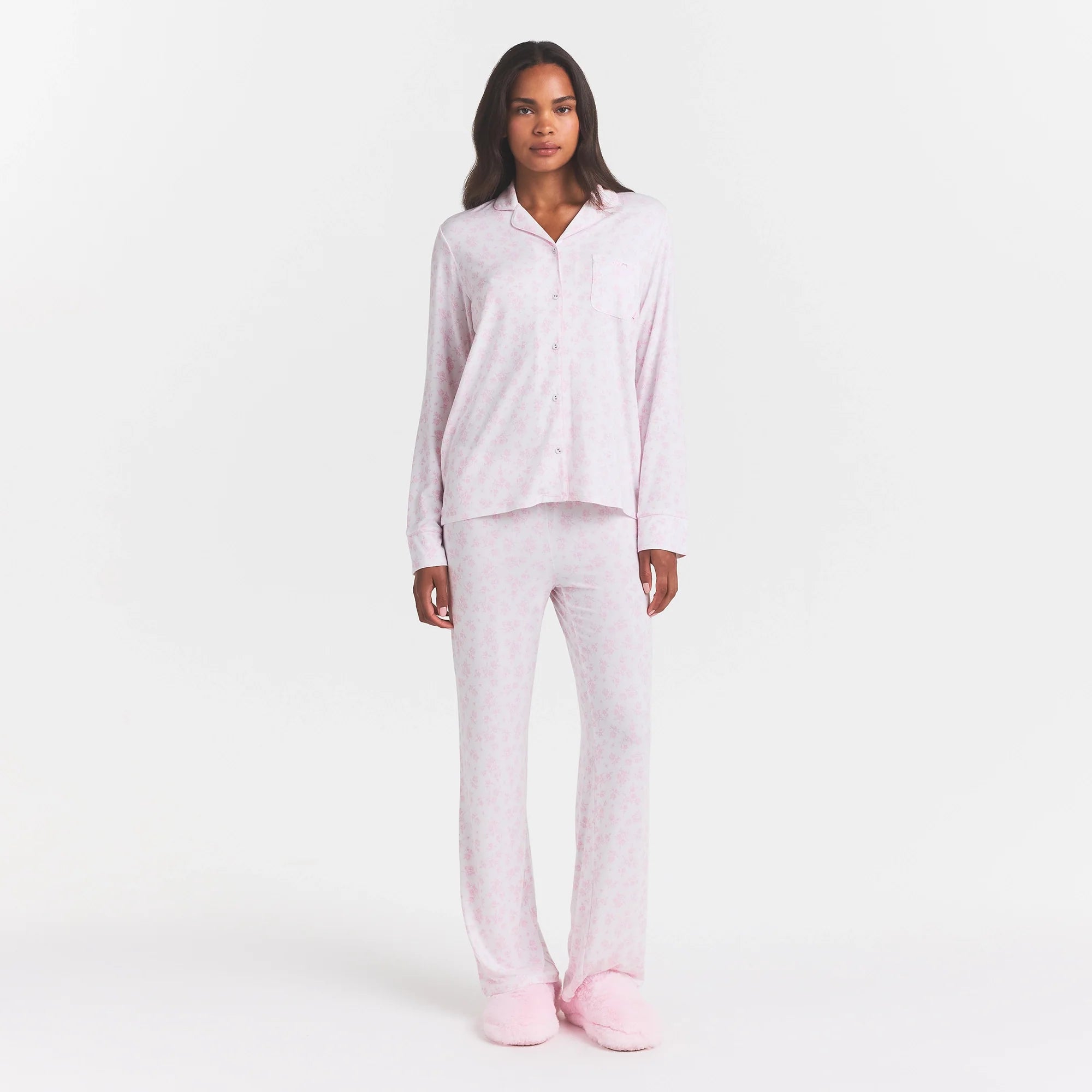 FAUX FUR SLIPPER | CHERRY BLOSSOM