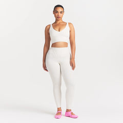 NikeSKIMS MATTE V-NECK BRA TOP | IVORY