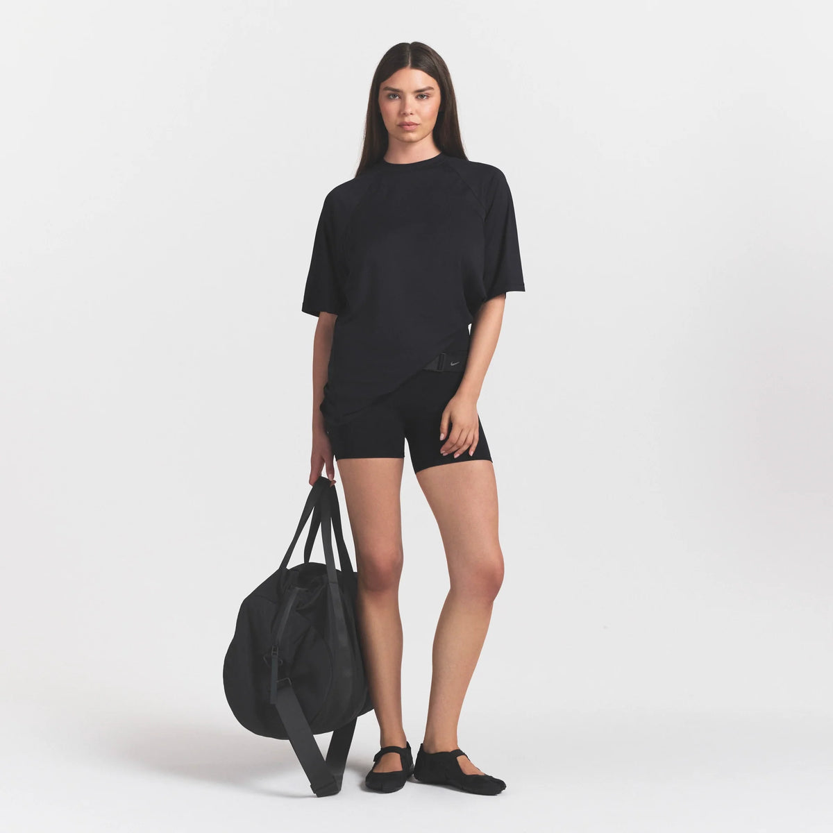 NikeSKIMS AIRY DRI-FIT��� OVERSIZED T-SHIRT | OBSIDIAN