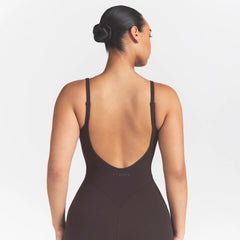 NikeSKIMS STUDIO STRETCH 29" ONE PIECE | DARK ROAST