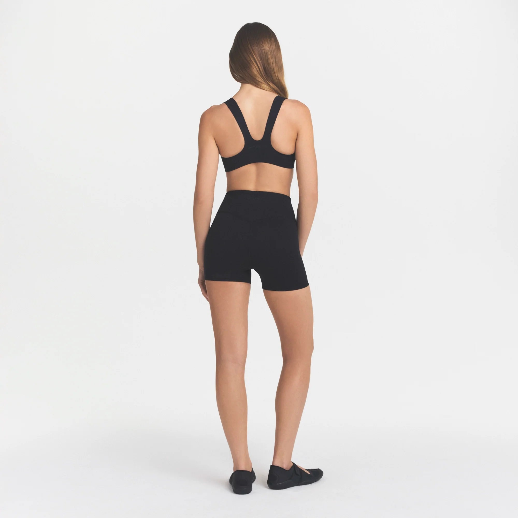 NikeSKIMS STUDIO STRETCH RACERBACK BRA | OBSIDIAN