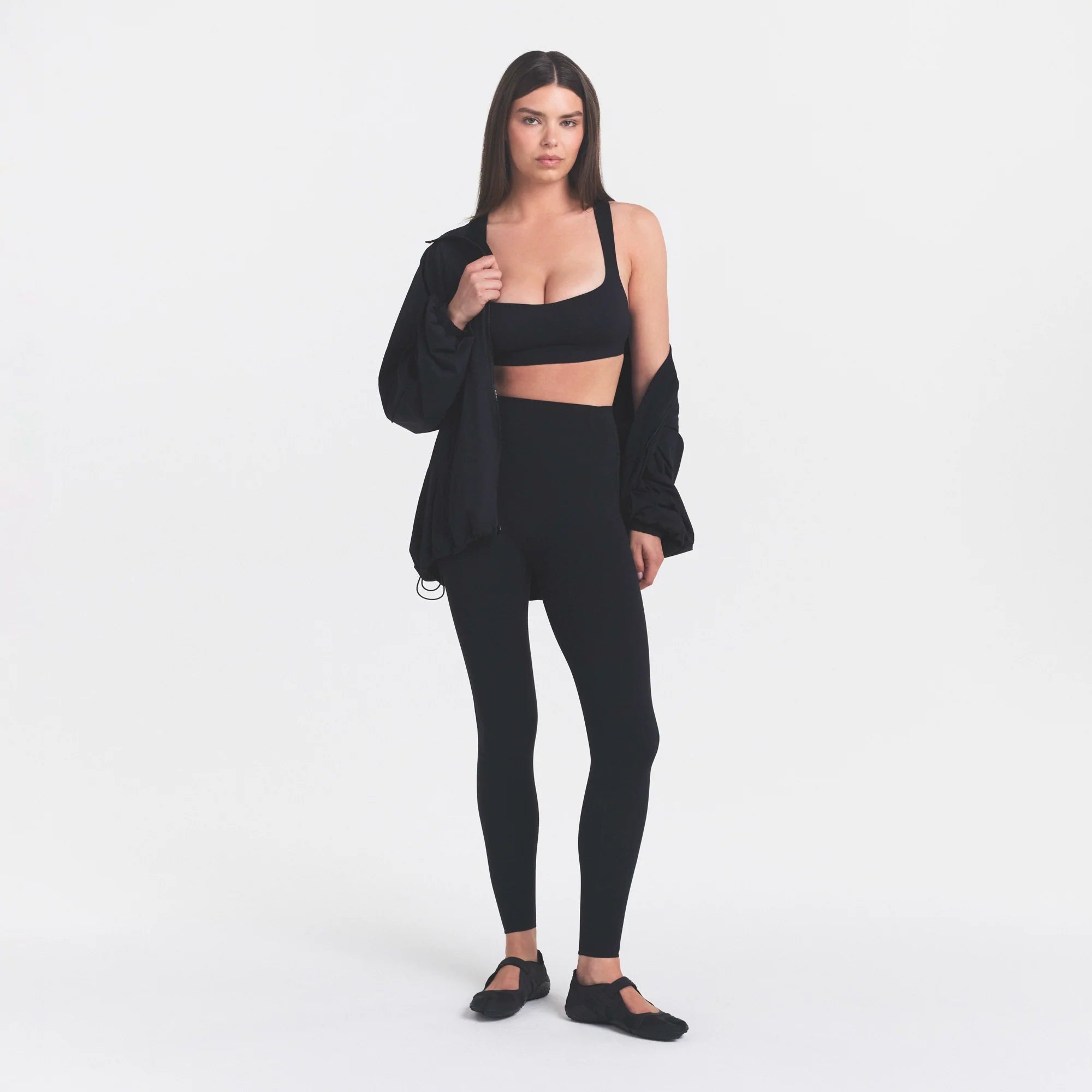 NikeSKIMS STUDIO STRETCH 26" LEGGING | OBSIDIAN