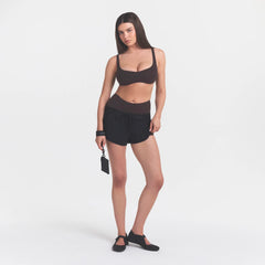NikeSKIMS STUDIO STRETCH SEAM FRONT MICRO BRA | DARK ROAST