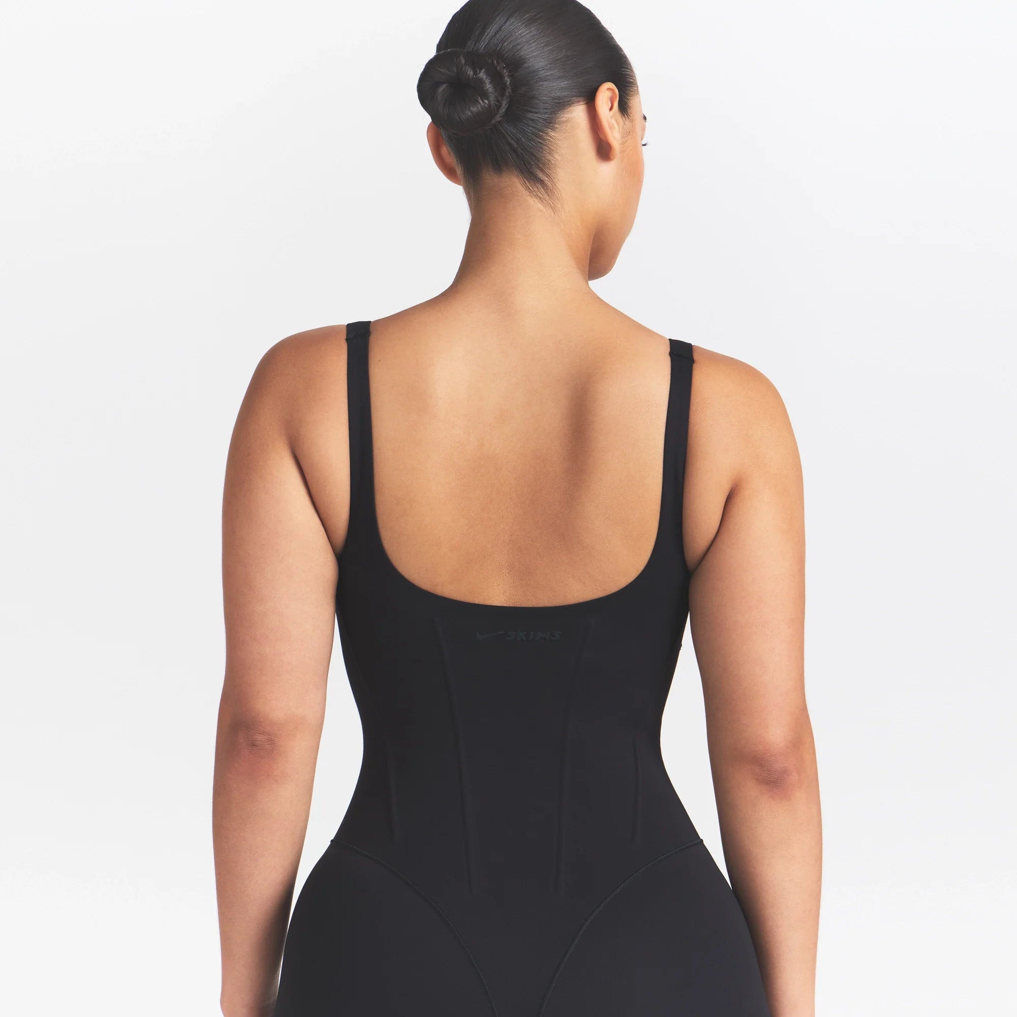 NikeSKIMS MATTE CORSET 2" ONE PIECE | OBSIDIAN