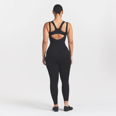 NikeSKIMS MATTE CORSET 29" ONE PIECE | OBSIDIAN