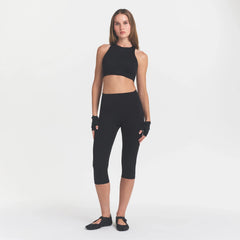 NikeSKIMS MATTE 17" CAPRI LEGGING | OBSIDIAN