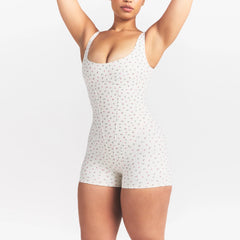 NikeSKIMS MATTE CORSET 2" ONE PIECE | DITSY FLORAL PRINT