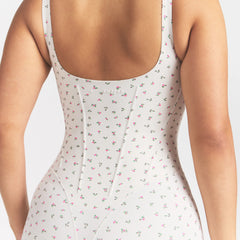 NikeSKIMS MATTE CORSET 2" ONE PIECE | DITSY FLORAL PRINT