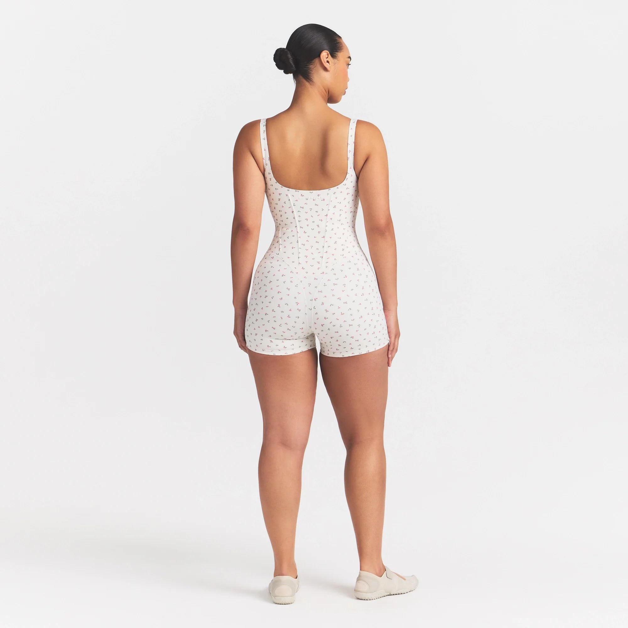 NikeSKIMS MATTE CORSET 2" ONE PIECE | DITSY FLORAL PRINT