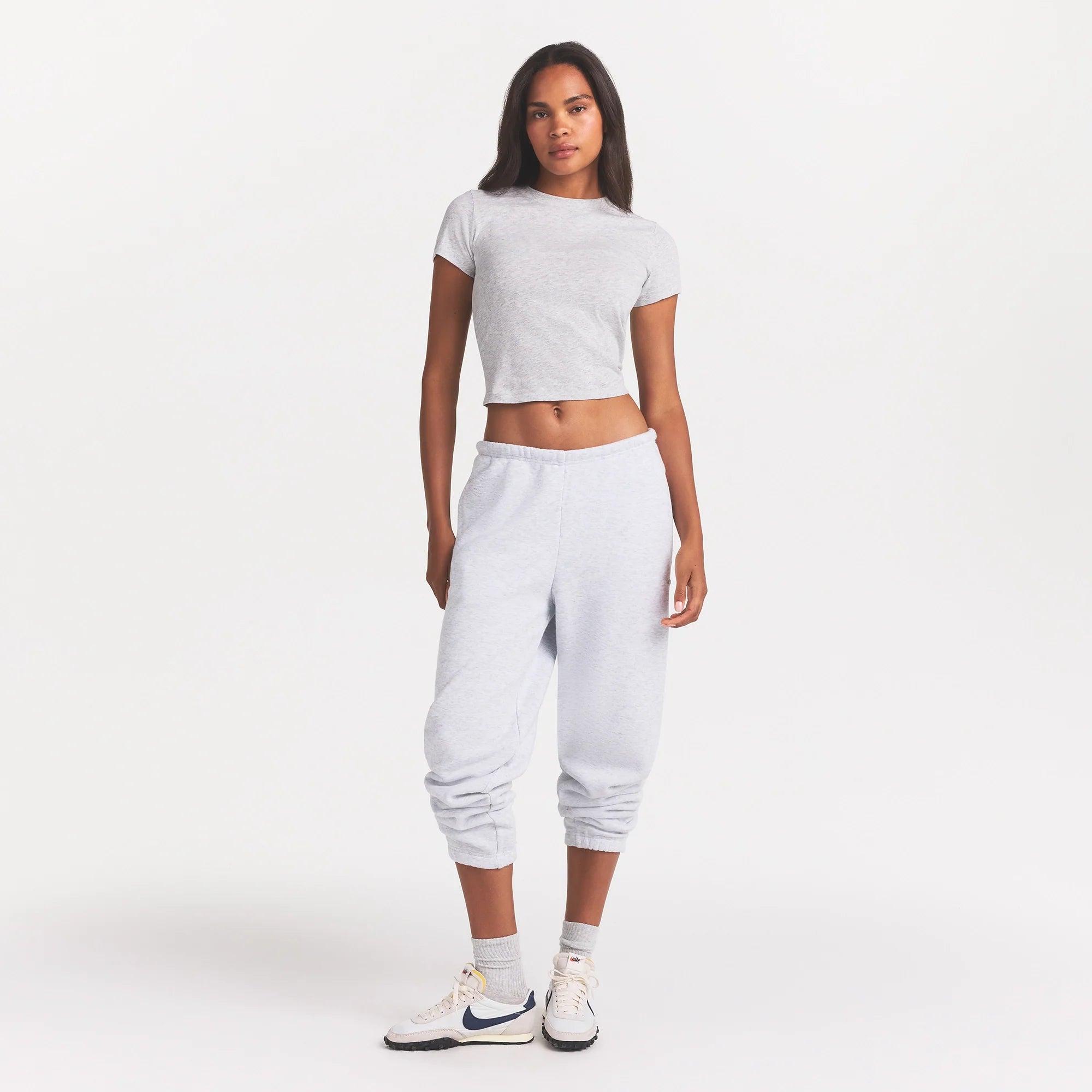 COTTON FLEECE CLASSIC JOGGER | LIGHT HEATHER GREY