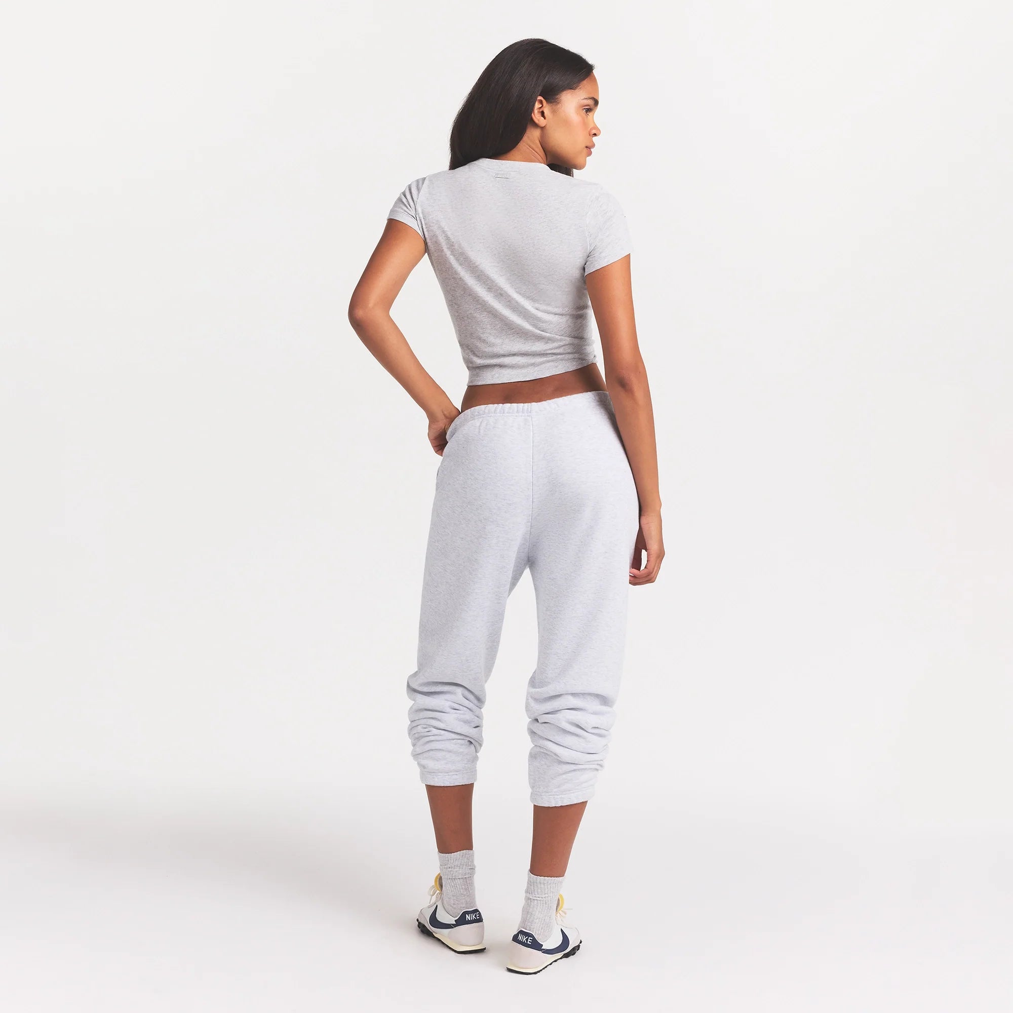 COTTON FLEECE CLASSIC JOGGER | LIGHT HEATHER GREY