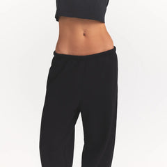 COTTON FLEECE CLASSIC JOGGER | ONYX