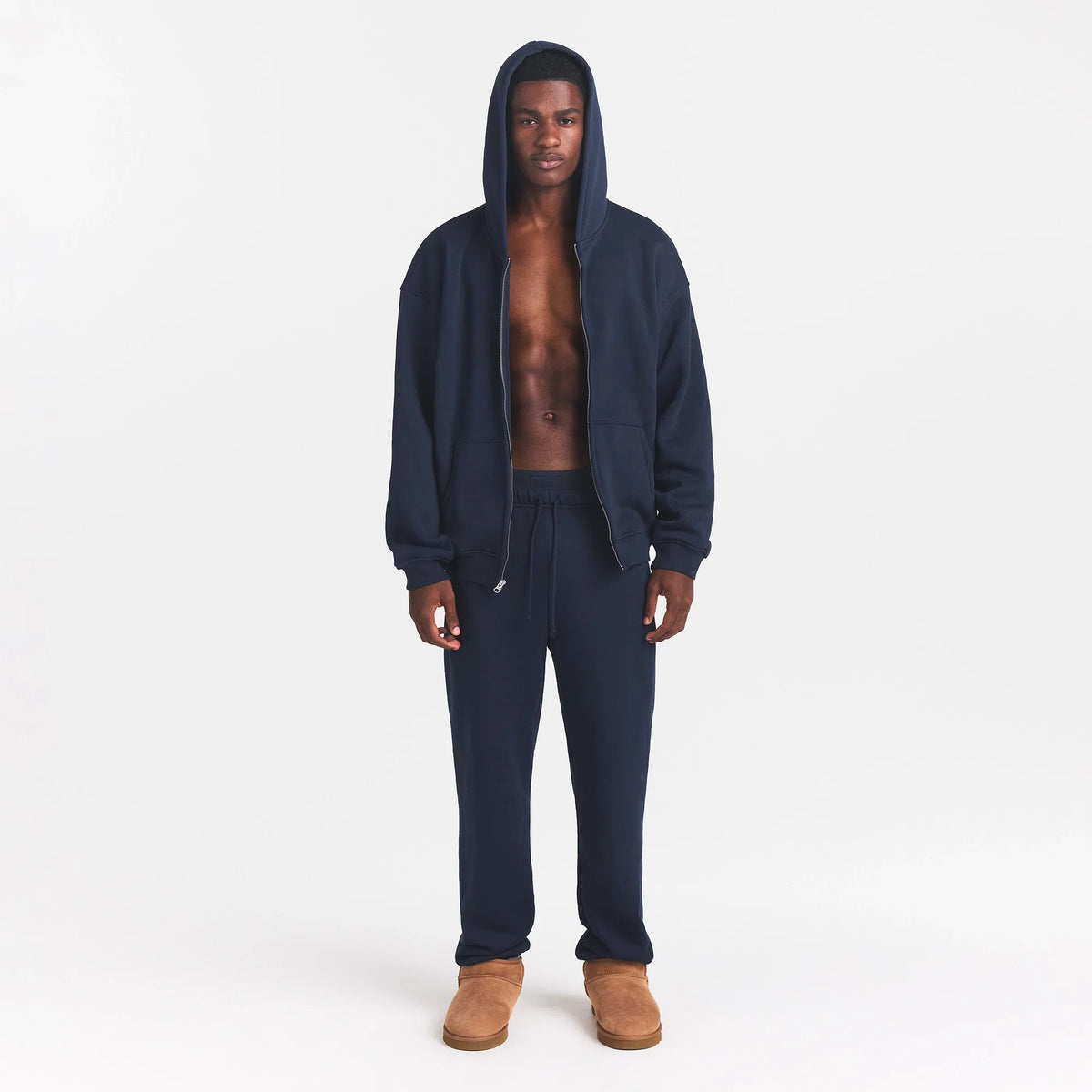 FLEECE LOUNGE MENS RELAXED JOGGER | NAVY