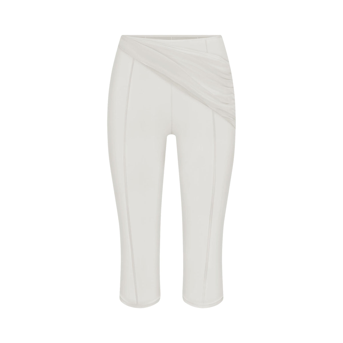 ULTRA FINE MESH DRAPED CAPRI | IVORY