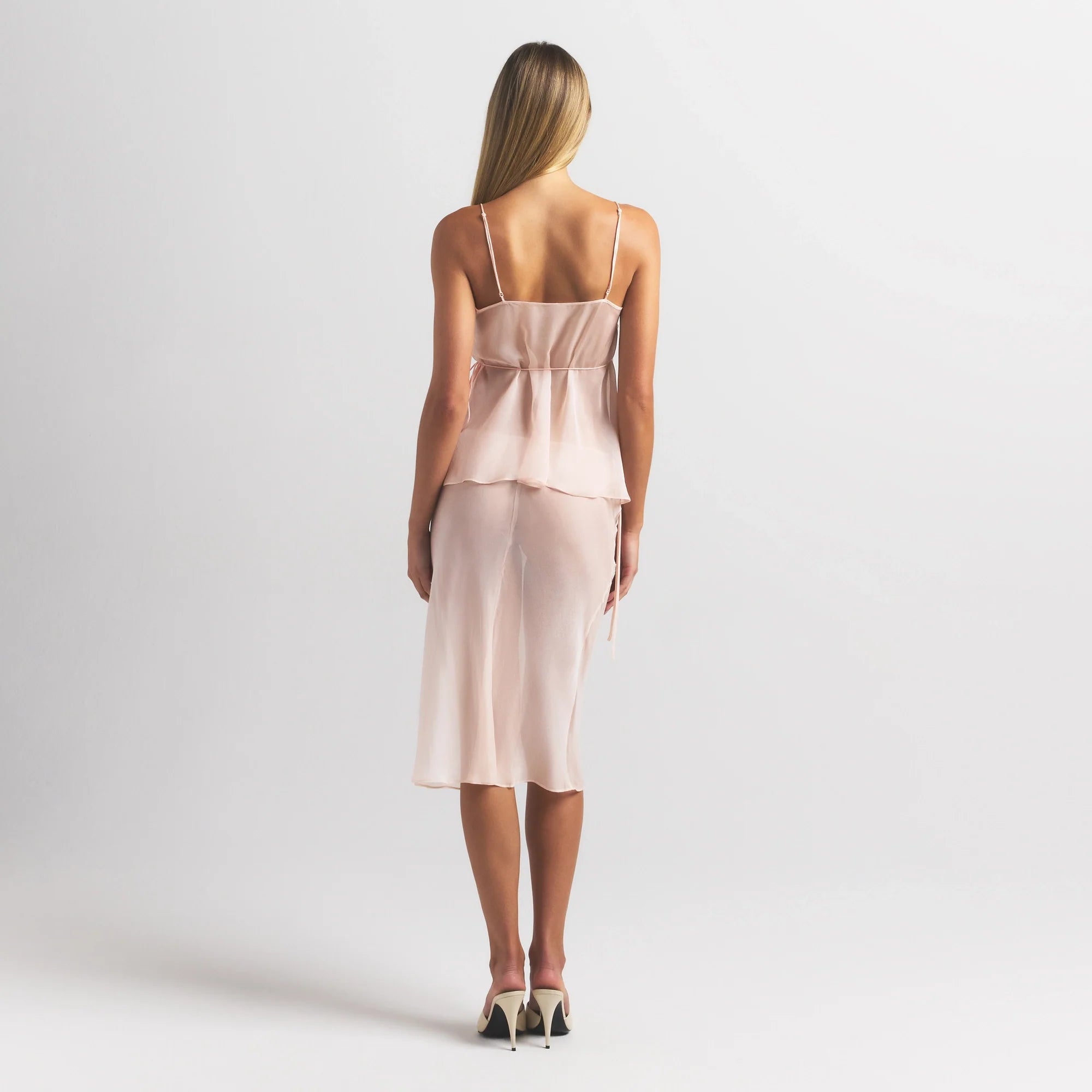 SKIMS ROMANCE WRAP CAMI TOP | PRIMROSE