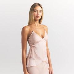 SKIMS ROMANCE WRAP CAMI TOP | PRIMROSE
