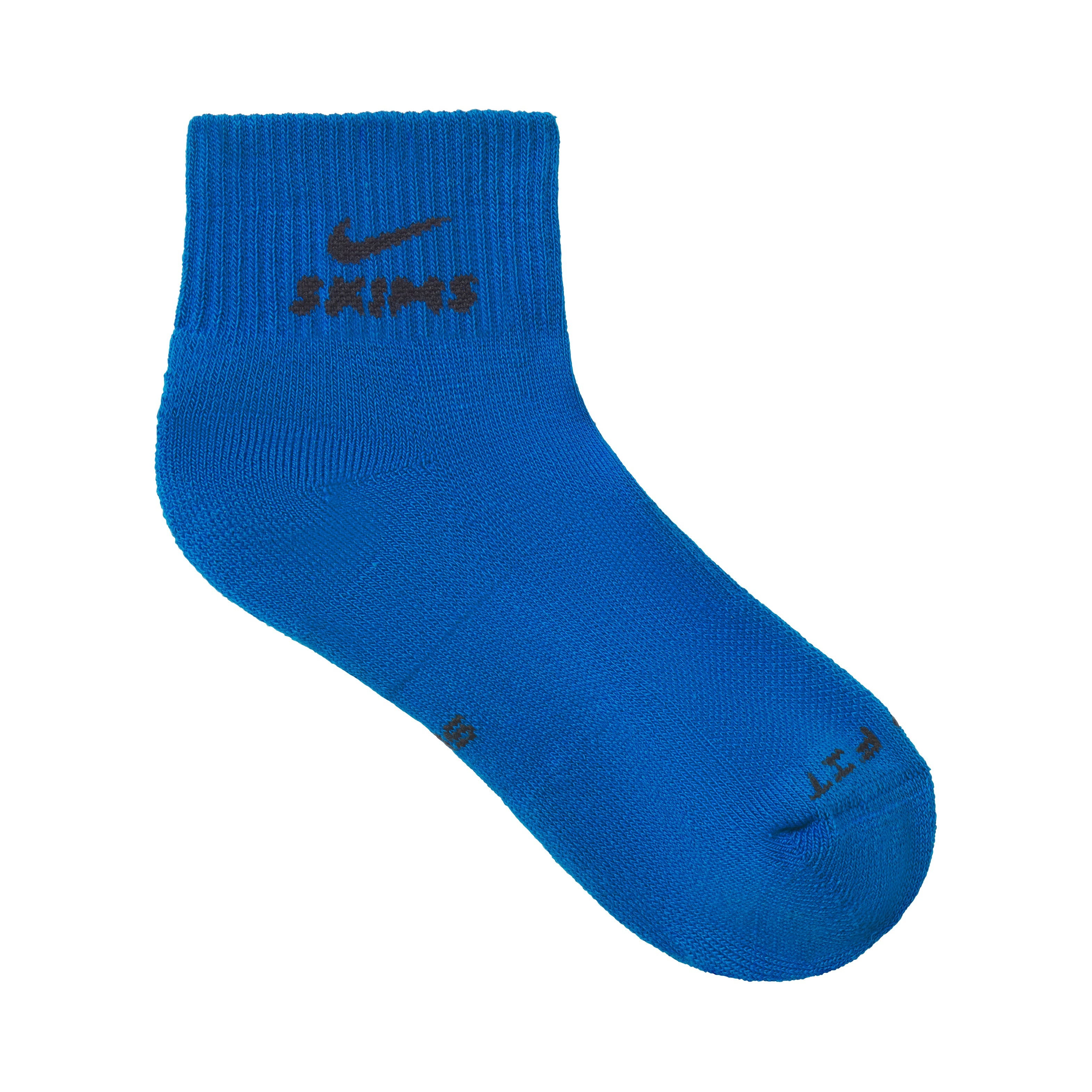 NikeSKIMS ACCESSORIES DRI-FIT��� QUARTER CREW SOCK 3-PACK | COBALT MULTI
