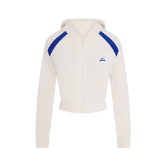 NikeSKIMS STRETCH KNIT SHRUNKEN ZIP HOODIE | IVORY