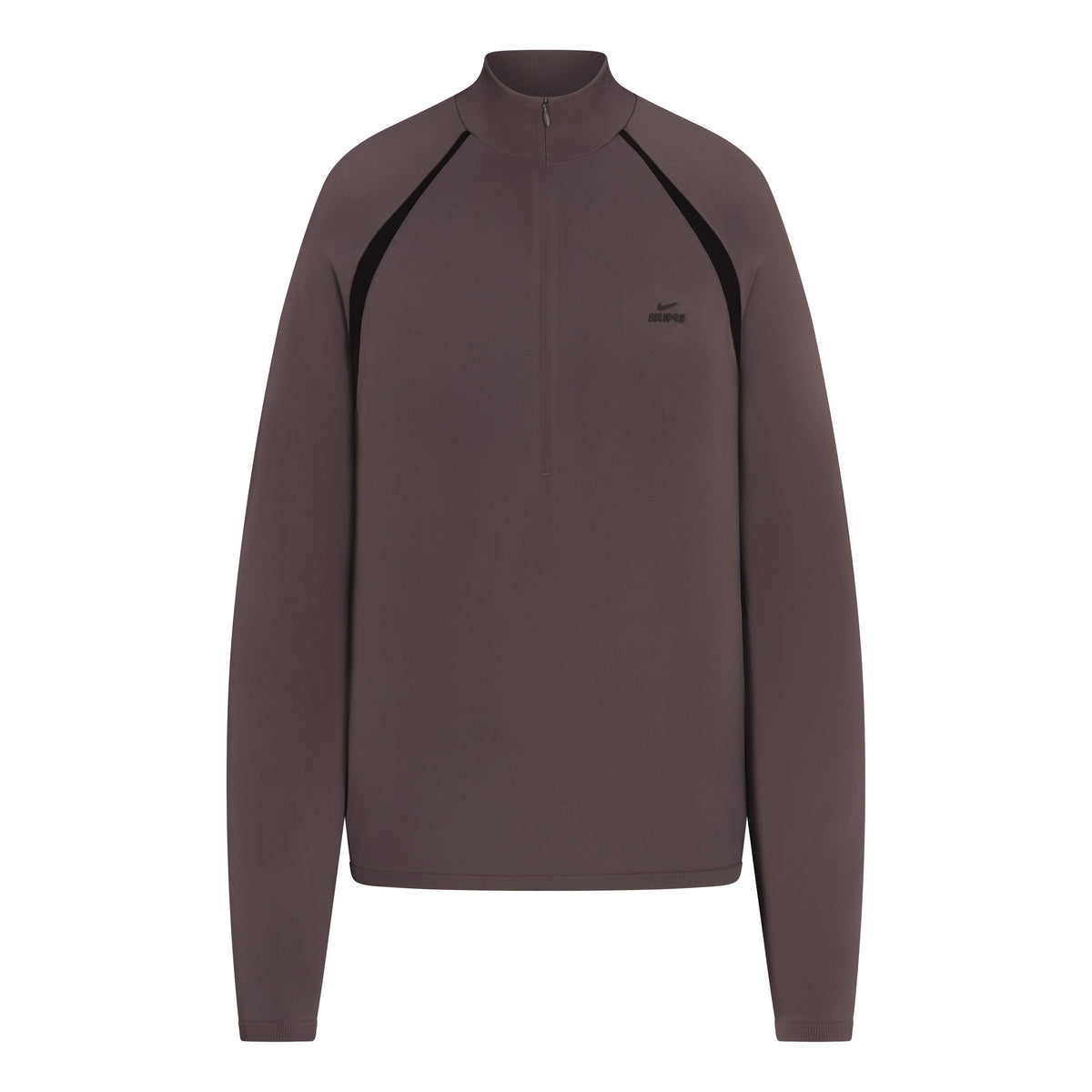 NikeSKIMS STRETCH KNIT LONG SLEEVE HALF ZIP | RESIN
