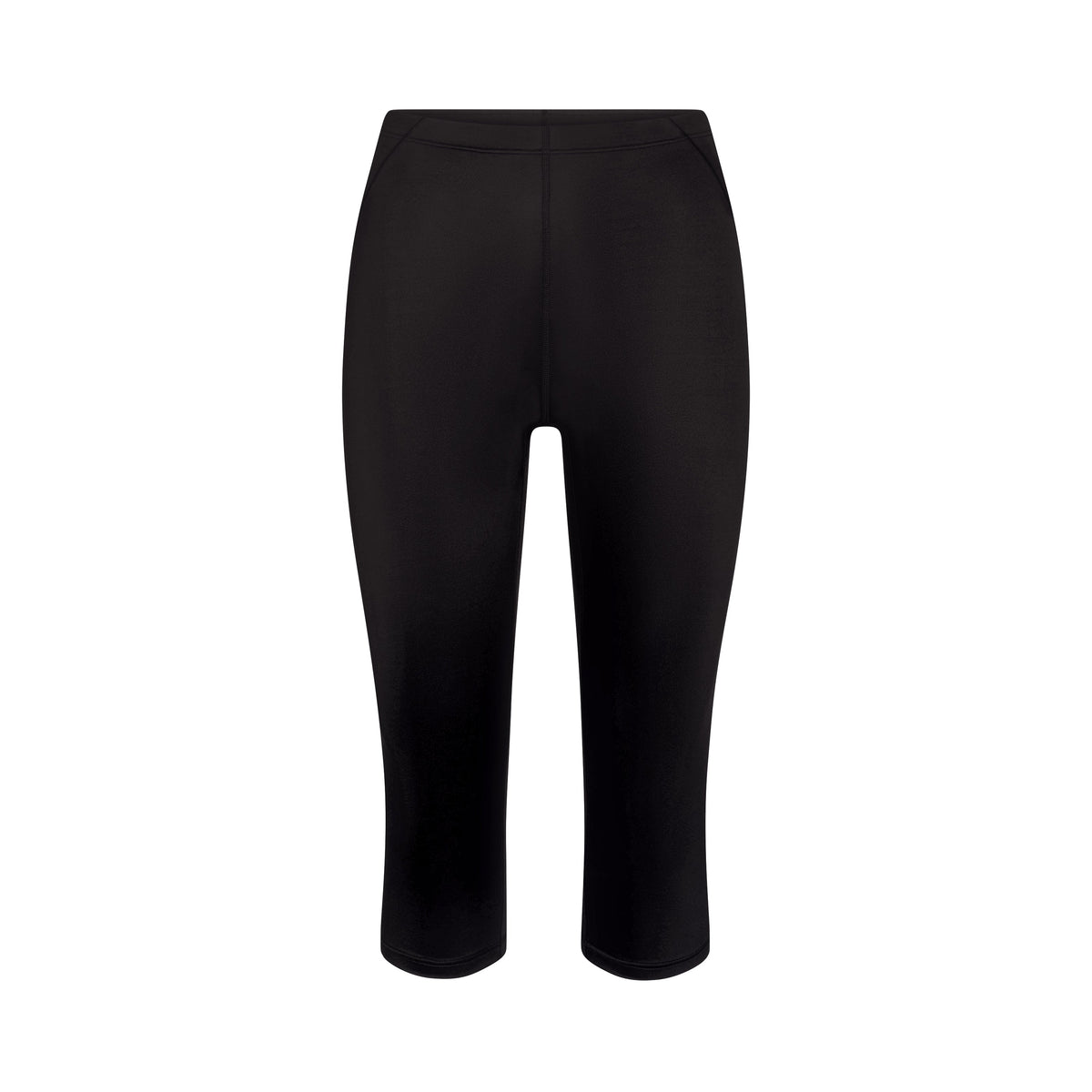 NikeSKIMS SATIN SHINE CAPRI 17" LEGGING | OBSIDIAN