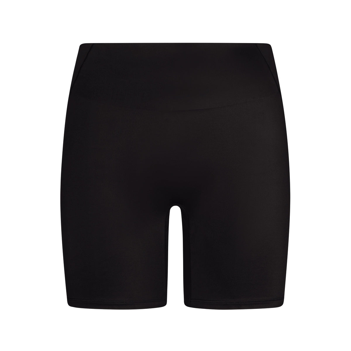 NikeSKIMS SATIN SHINE BONDED WAIST 5" BIKER SHORT | OBSIDIAN