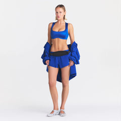 NikeSKIMS STRETCH NYLON RUNNER SHORT | COBALT