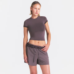 NikeSKIMS STRETCH NYLON 5" TRACK SHORT | RESIN