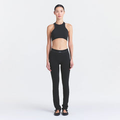 NikeSKIMS RIBBED SEAMLESS RACER FRONT BRA | OBSIDIAN
