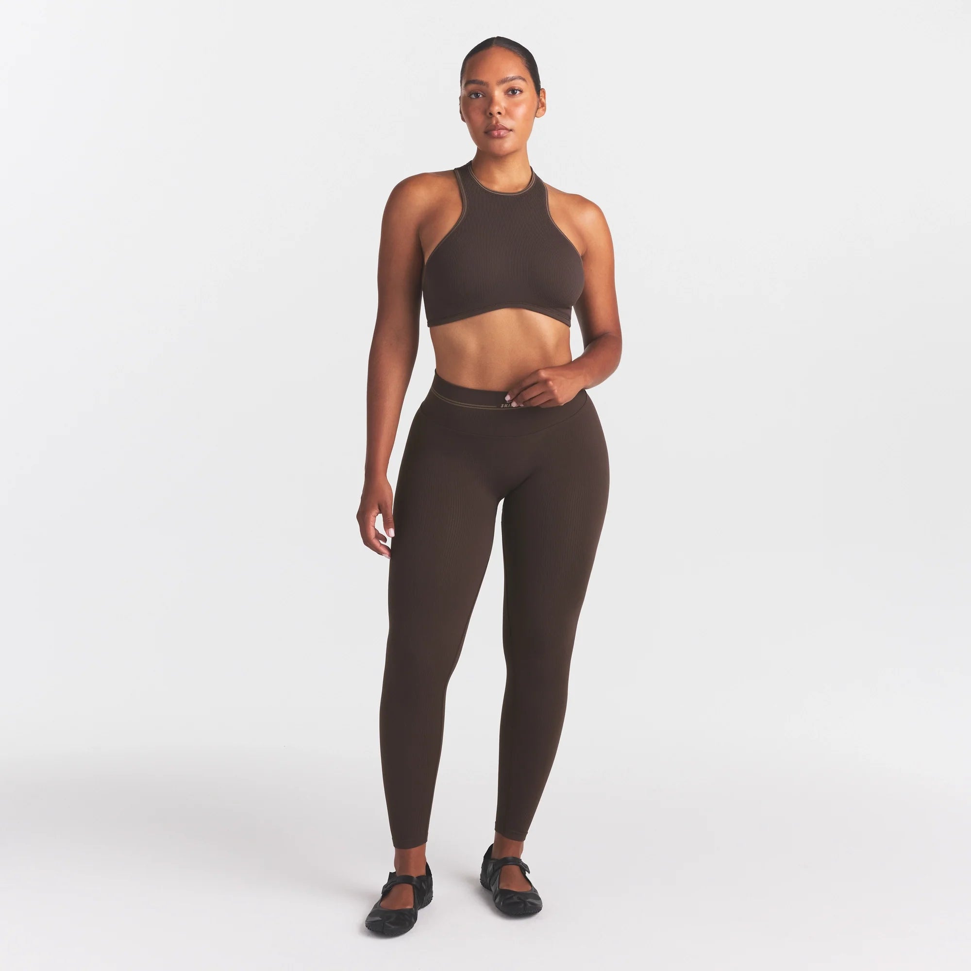 NikeSKIMS RIBBED SEAMLESS RACER FRONT BRA | PHOENIX