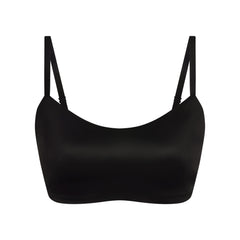NikeSKIMS SATIN SHINE SCOOP CAMI BRA | OBSIDIAN