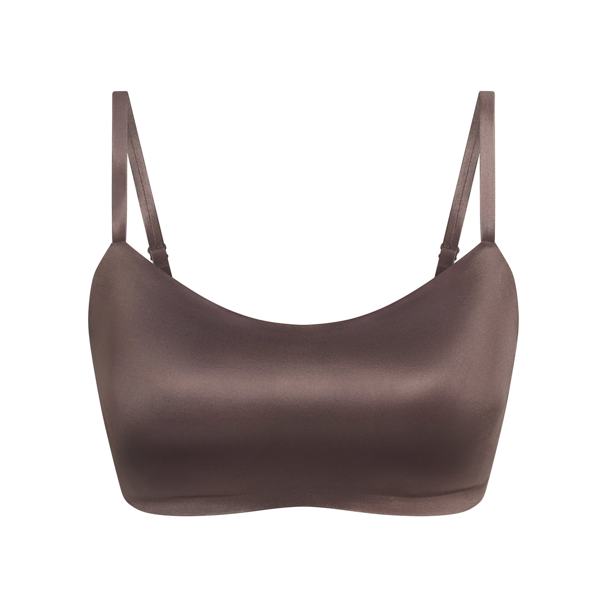 NikeSKIMS SATIN SHINE SCOOP CAMI BRA | RESIN