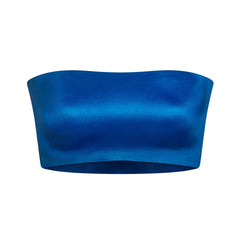 NikeSKIMS SATIN SHINE BANDEAU BRA | COBALT