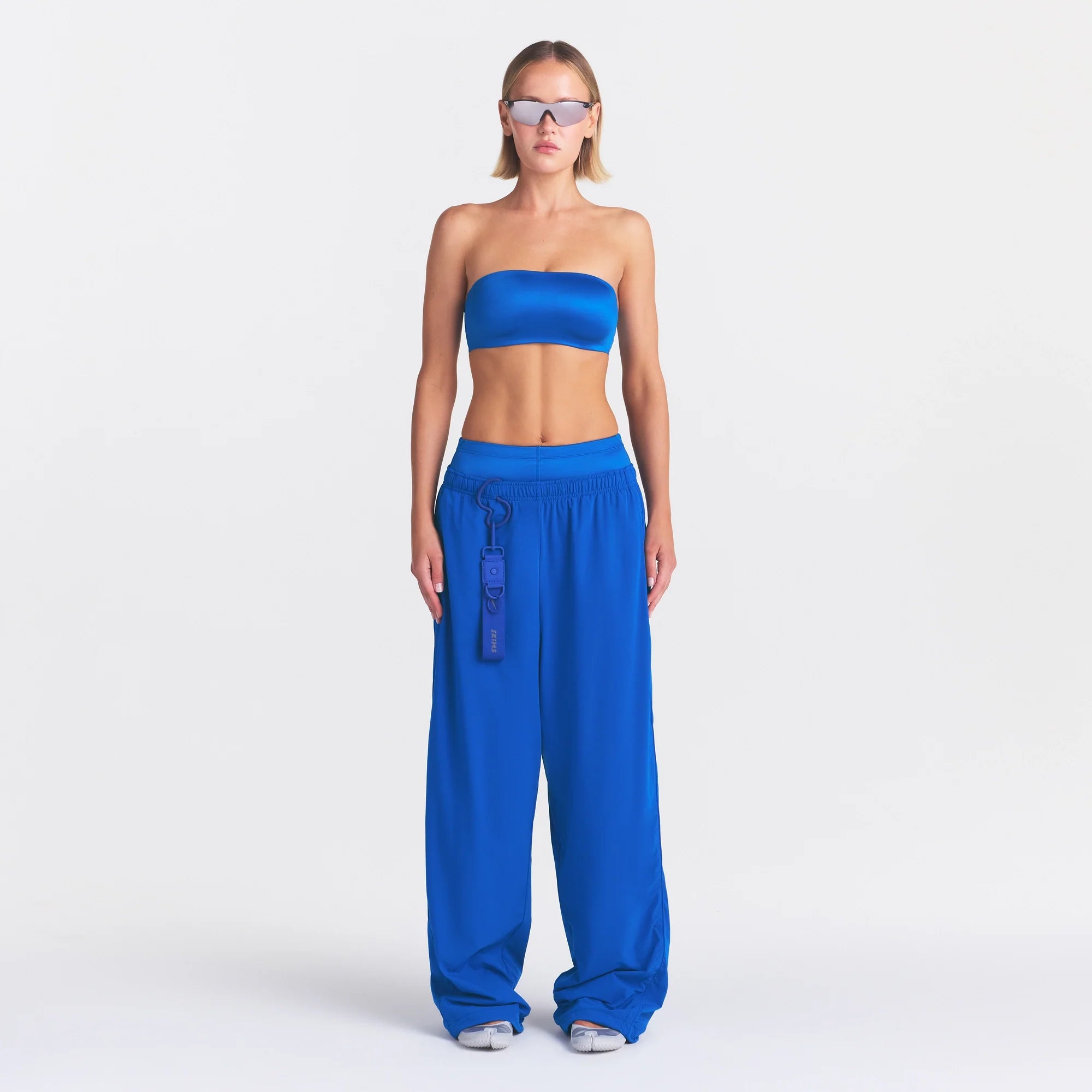 NikeSKIMS SATIN SHINE BANDEAU BRA | COBALT