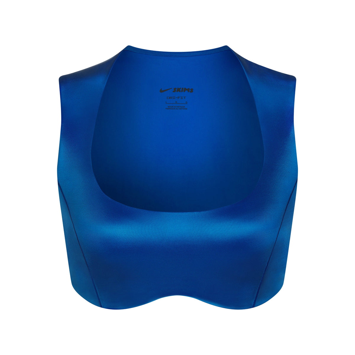 NikeSKIMS SATIN SHINE WIDE SCOOP BRA | COBALT