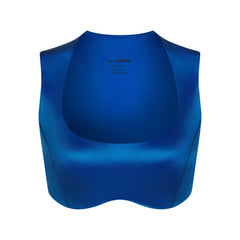 NikeSKIMS SATIN SHINE WIDE SCOOP BRA | COBALT