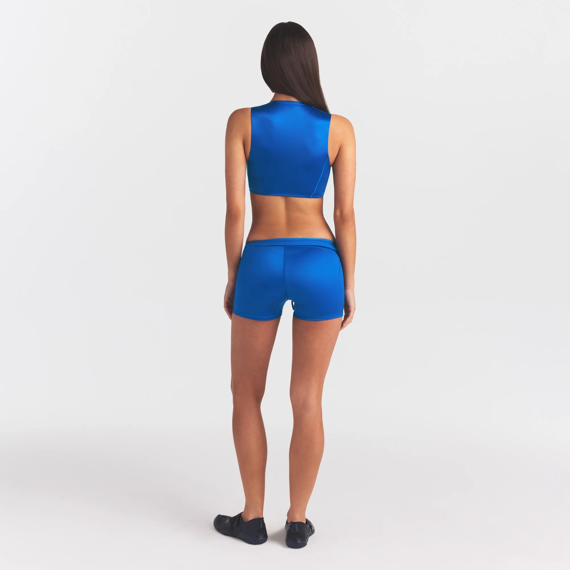 NikeSKIMS SATIN SHINE WIDE SCOOP BRA | COBALT