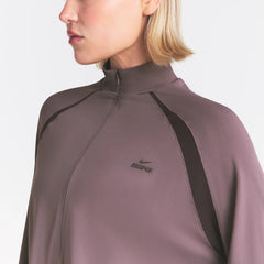 NikeSKIMS STRETCH KNIT LONG SLEEVE HALF ZIP | RESIN