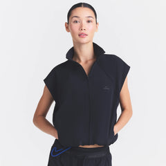 NikeSKIMS STRETCH NYLON OVERSIZED VEST | OBSIDIAN