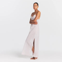 VOILE SLEEP LONG DRESS | LIGHT LILAC