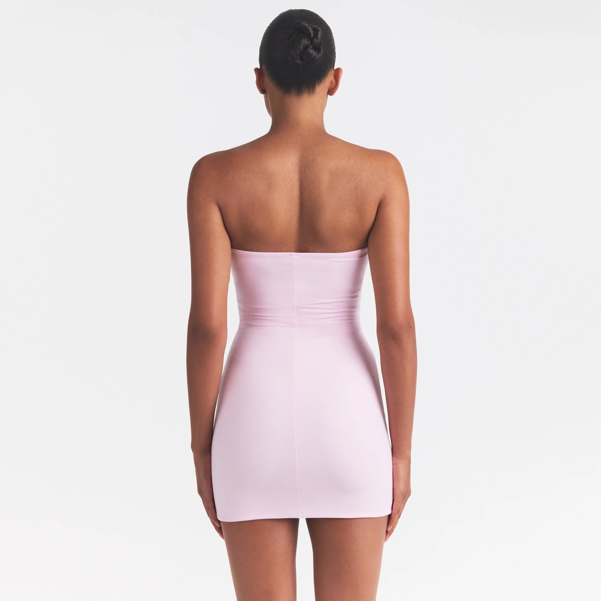 COTTON JERSEY MINI TUBE DRESS | CHERRY BLOSSOM