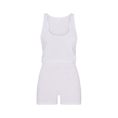 WORN IN JERSEY HEART ONESIE | SNOW