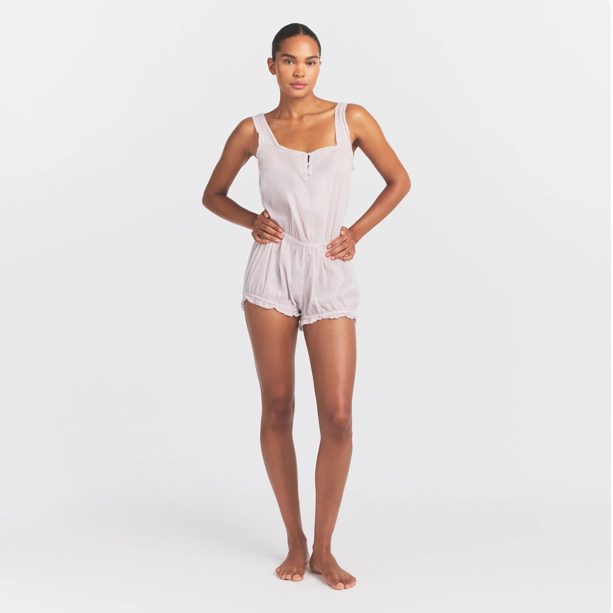 VOILE SLEEP ONESIE | LIGHT LILAC