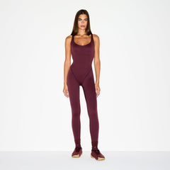 NikeSKIMS MATTE RACER LONG ONE PIECE | CURRANT