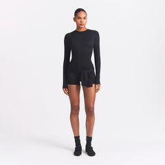 NikeSKIMS AIRY LONG SLEEVE ONE PIECE | OBSIDIAN