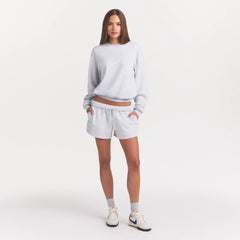 COTTON FLEECE CLASSIC CREWNECK | LIGHT HEATHER GREY