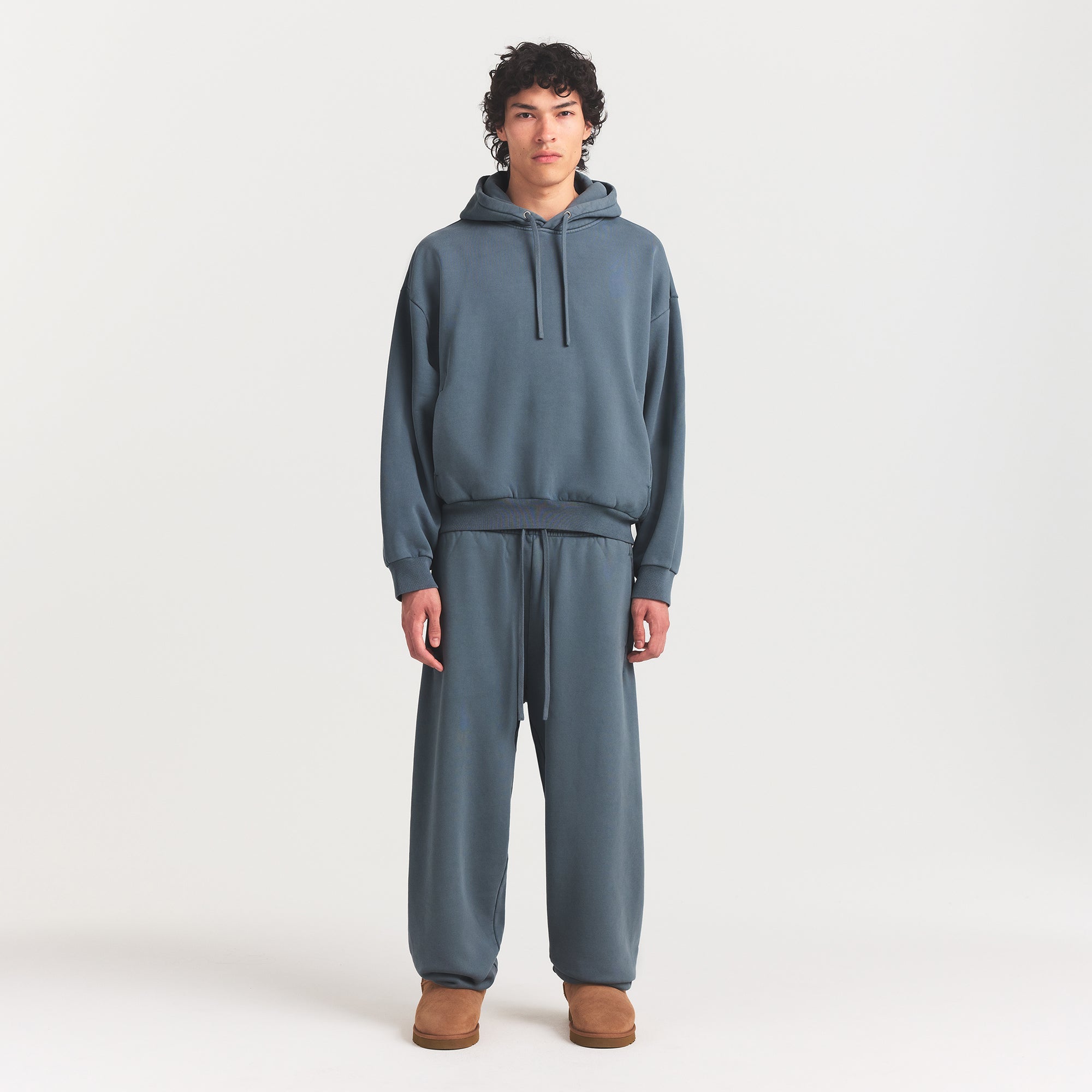HEAVYWEIGHT FLEECE MENS HOODIE | KYANITE