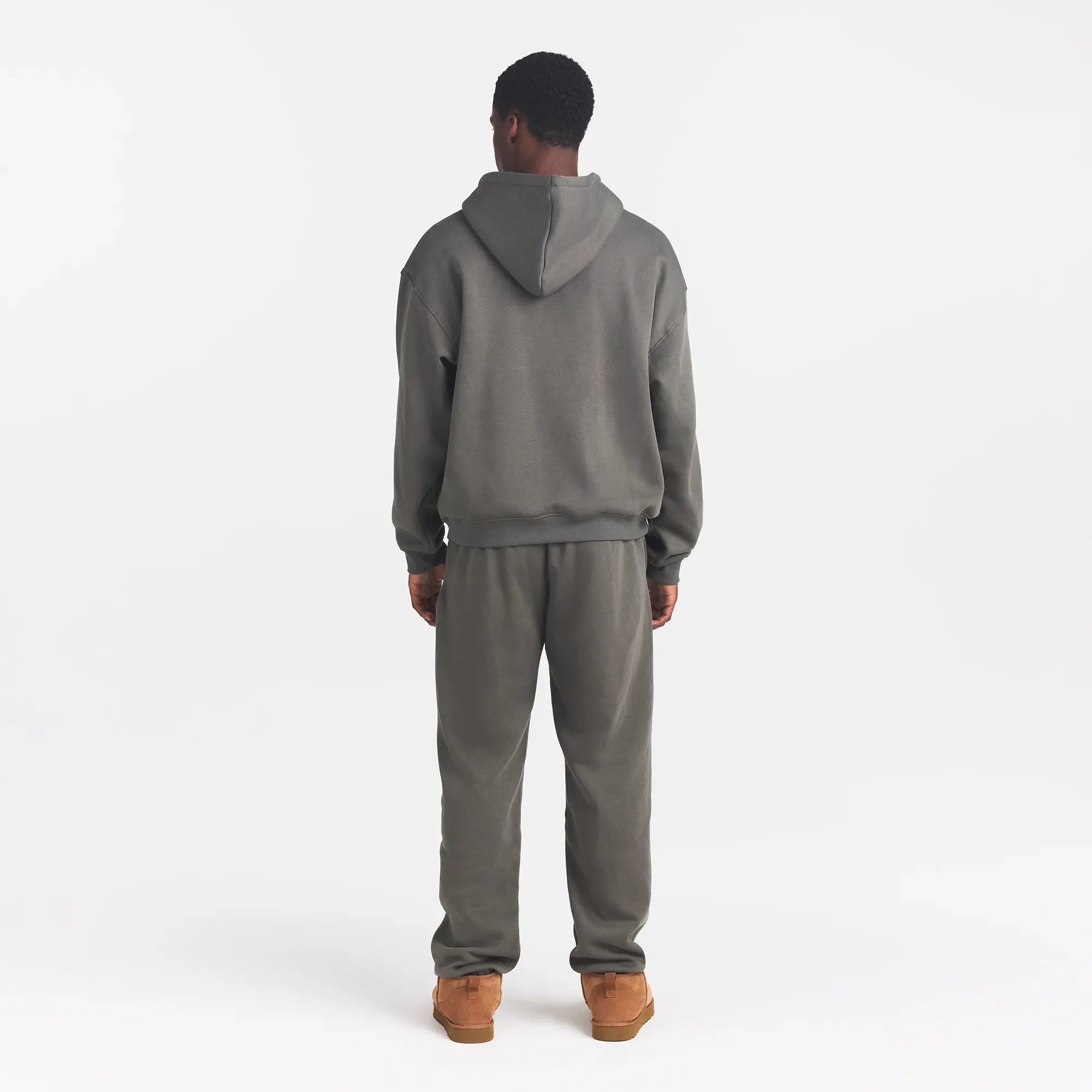 FLEECE LOUNGE MENS RELAXED HOODIE | JUNGLE
